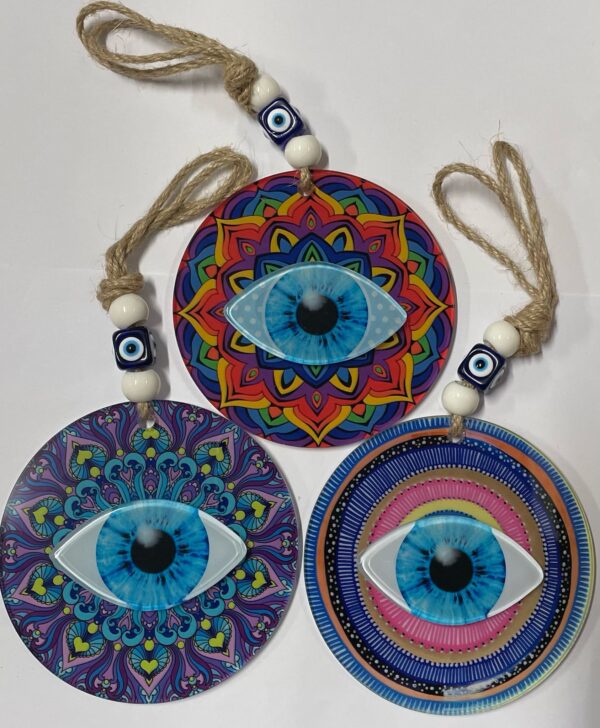 Colgante Vidrio Ojos