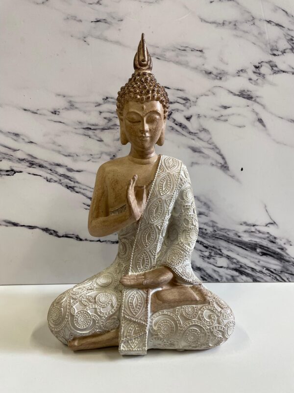 Buda Manto blanco