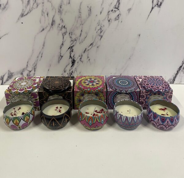 Velas en Lata Aromaticas