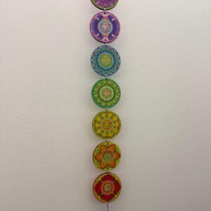 Colgante Ojo Vidrio Chakras
