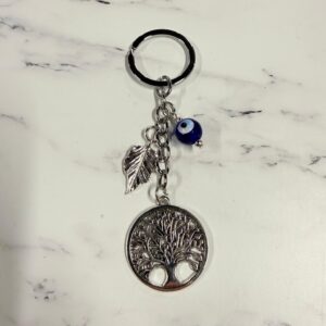 Llavero árbol pluma