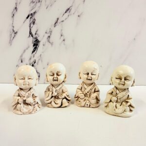 Set Budas Blancos x4